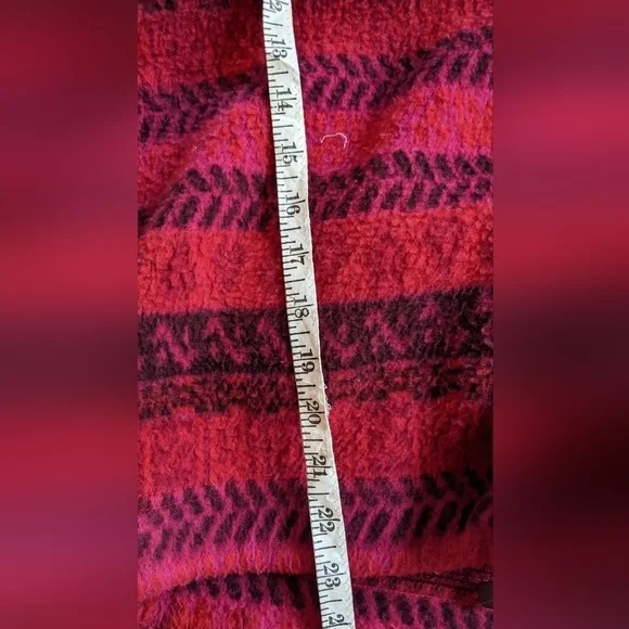 Express French Country Pullover Fleece Large Quarter Zip, Vintage